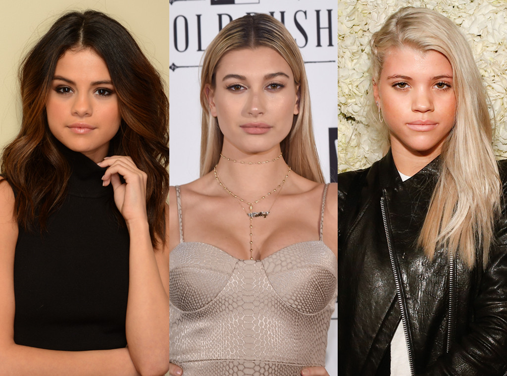 Selena Gomez, Hailey Baldwin, Sofia Richie Selena Gomez, Hailey Baldwin, Sofia Richie